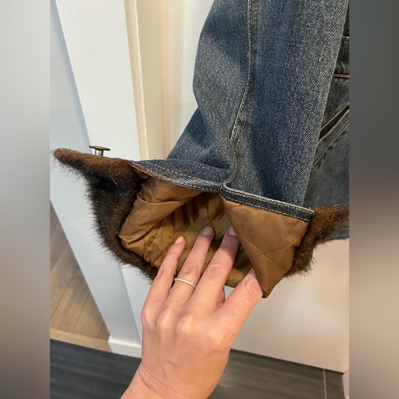 Vintage Marvin Richard’s faux fur jean jacket - Picture 3 of 8